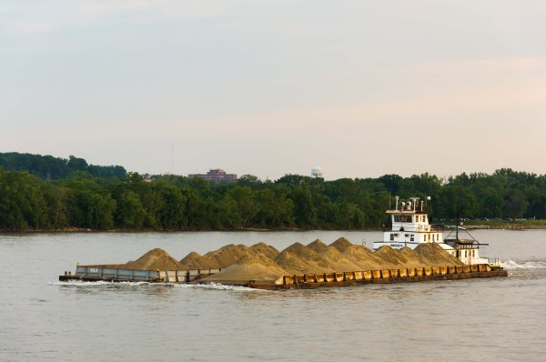 Le vocation commerciale du transport maritime est toujours très importante sur la rivière Ohio